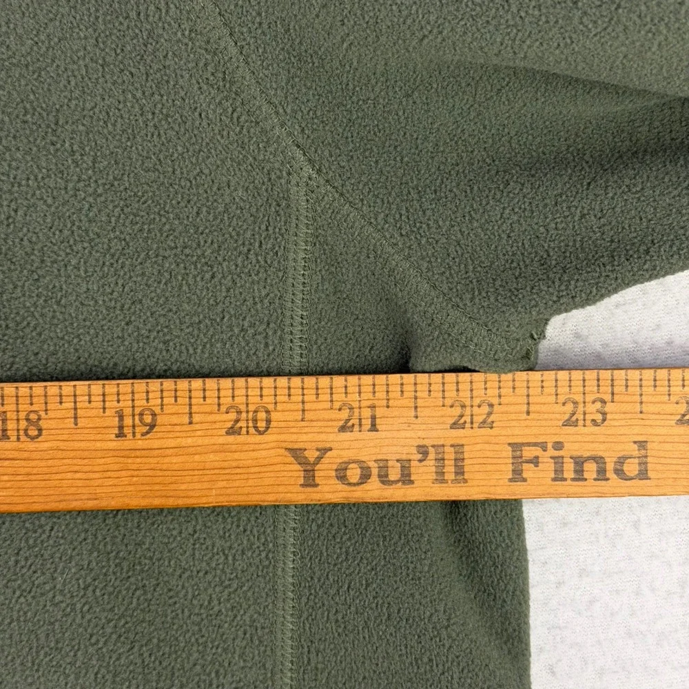 The North‎ Face 100 Glacier 1/4 Zip Fleece Pullover Mens Large Green Lightweight